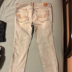 American Eagle skinny holey jeans, size 6